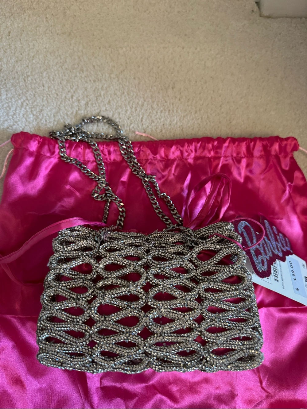 Barbie x Zara NWT Crystal Bag - Picture 7 of 10